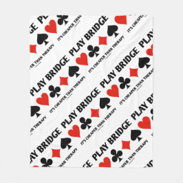 演劇橋それはセラピー4のカードのスーツより安いです フリースブランケット