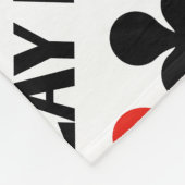 演劇橋それはセラピー4のカードのスーツより安いです フリースブランケット (角)