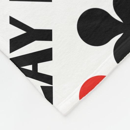 演劇橋それはセラピー4のカードのスーツより安いです フリースブランケット (角)