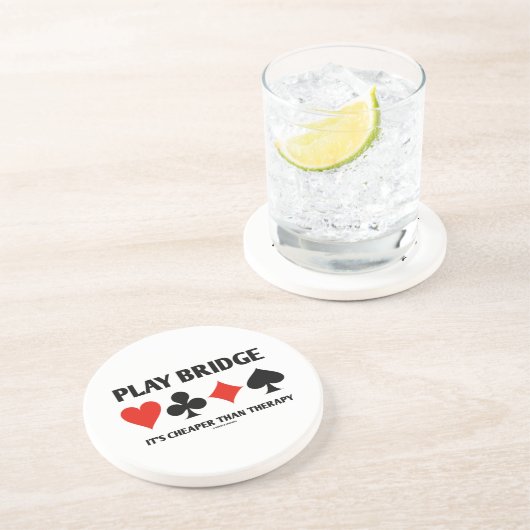 演劇橋それはセラピー(カードスーツ)より安いです コースター (側面)