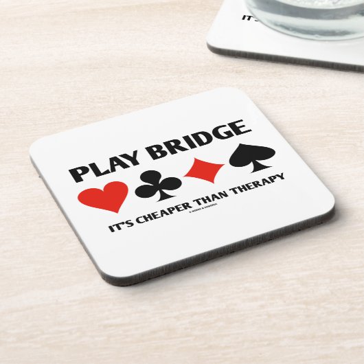 演劇橋それはセラピー(カードスーツ)より安いです コースター (左側)