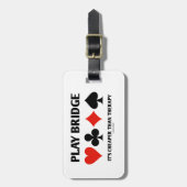 演劇橋それはセラピー(カードスーツ)より安いです ラゲッジタグ (正面縦)