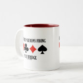 演劇橋(カードスーツ)を始動させ続けて下さいニューロンを ツートーンマグカップ (正面左)