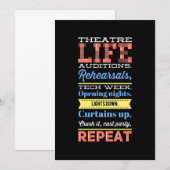 演劇生活 リピート 招待状 (正面/裏面)