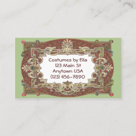 演劇的で、華美な名刺 名刺