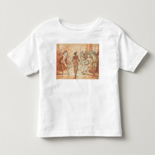 演劇的な場面 トドラーTシャツ (正面)