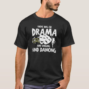 演劇笑わされる演演演技踊りE Tシャツ