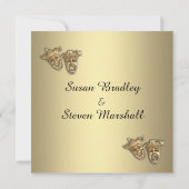 演劇結婚式招待状 招待状 (裏面)