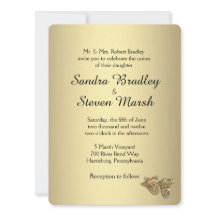 演劇結婚式招待状