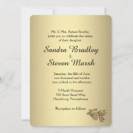 演劇結婚式招待状 招待状