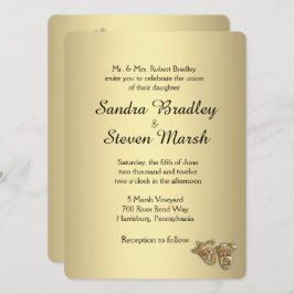 演劇結婚式招待状 招待状