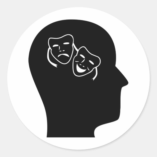 演劇考えについて ラウンドシール (正面)