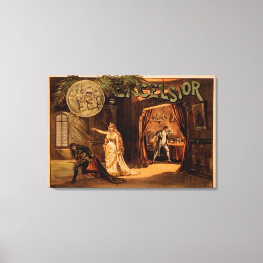 演劇遊ポスター#1 キャンバスプリント (正面)