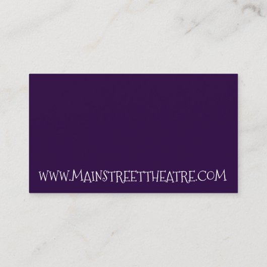 演劇部マスクコミュニティシアターアーツ 名刺 (裏面)