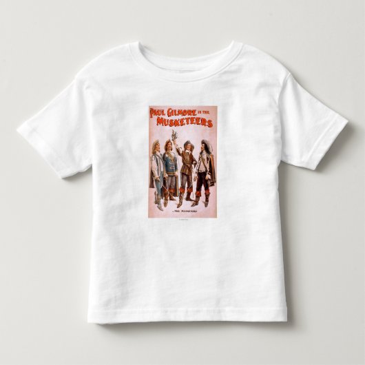 演劇銃兵のポールGilmore トドラーTシャツ (正面)