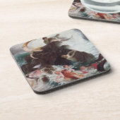 演劇1886年の人魚(キャンバスの油) コースター (左側)