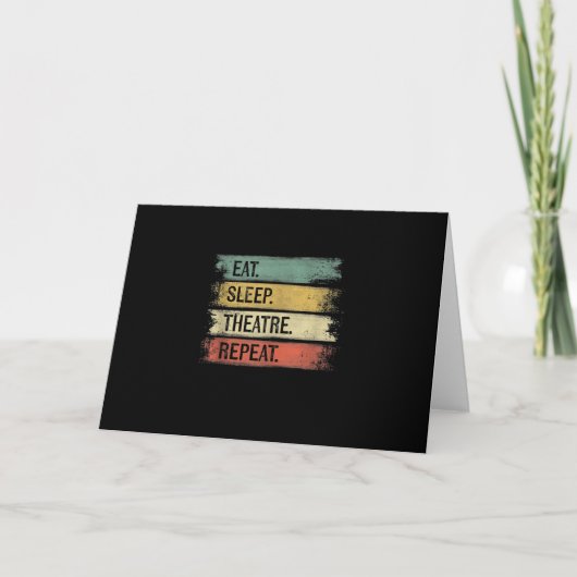 演劇 テクノロジー ギフト 俳優 カード (正面)