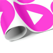 演劇-ピンクアイコン ラッピングペーパー (ロールコーナー)