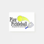 演劇Pickleballあなたの精神のためのよい ポストイット (正面)
