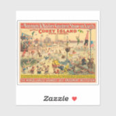 演奏する人々のサーカスコスチュームポスター シール (シート)