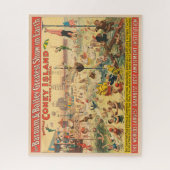 演奏する人々のサーカスコスチュームポスター ジグソーパズル (縦)