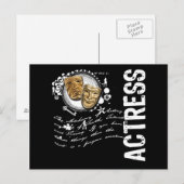演技の女優の錬金術 ポストカード (正面/裏面)