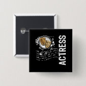 演技の女優の錬金術 缶バッジ (正面&裏面)