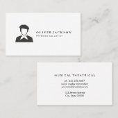 演技アイコン 名刺 (正面/裏面)