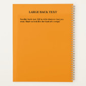 演技エディショ遊ンスクリプトプランナー プランナー手帳 (裏面)