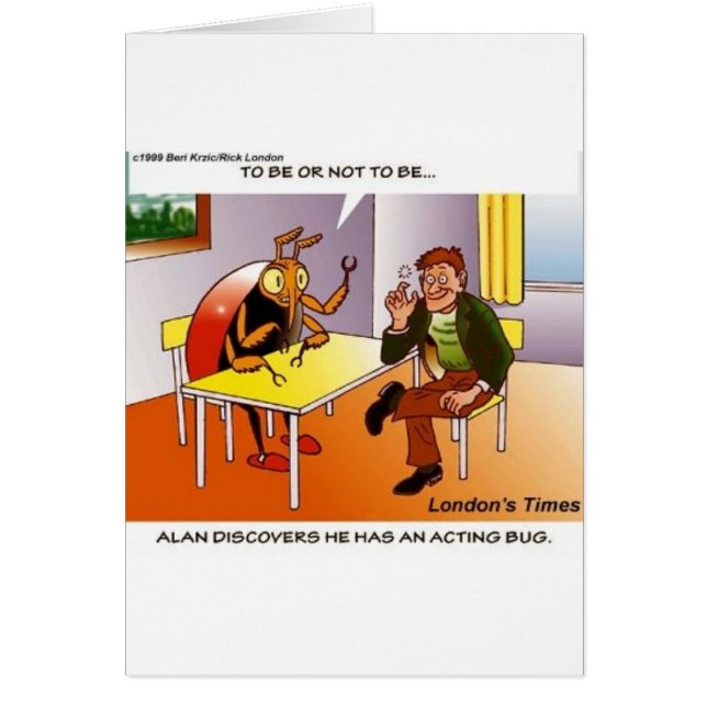 演技バグおもしろい漫画ティーのギフト&収集品 (正面)