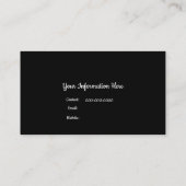 演技フォトカードテンプレートヘッドショットアクター  名刺 (裏面)