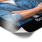 演技ヘッドショットfor Actors 8x10ダブル文字 フォトプリント (角)