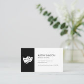 演技マスク 名刺 (スタンド正面)