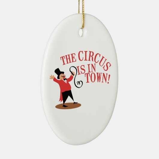 演技主任の町 セラミックオーナメント (右)