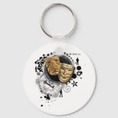 演技仮面の錬金術 キーホルダー (正面)