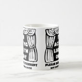 演技好き私は大丈夫おもしろマグカップ コーヒーマグカップ (中央)