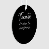 演技引用文女優Its Aステージ行く オーナメント (正面)