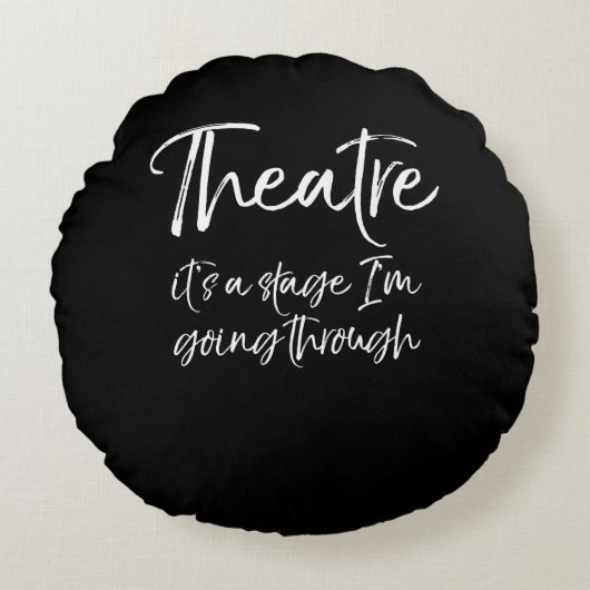 演技引用文女優Its Aステージ行く ラウンドクッション (正面)