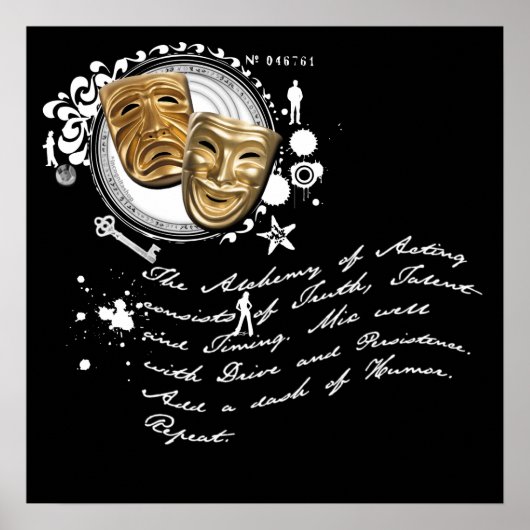 演技錬金術 ポスター (正面)