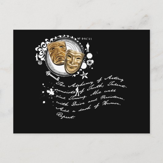 演技錬金術 ポストカード (正面)