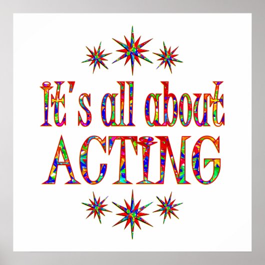 演技 ポスター (正面)