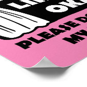 演技I'm OKおもしろい Poster Sign ポスター (角)