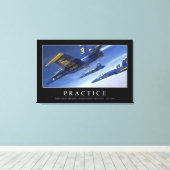 演習：感動的引用文 キャンバスプリント (インサイチュ (ウッドフロア))