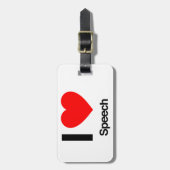 演説が大好き ラゲッジタグ (正面縦)