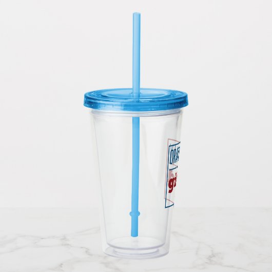 演説と議論が雄弁である アクリルタンブラー (右)