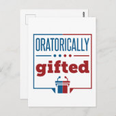 演説と議論が雄弁である ポストカード (正面/裏面)