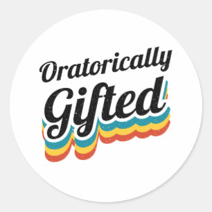 演説会チームの分隊ディベーター ラウンドシール