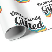 演説会チームの分隊ディベーター ラッピングペーパー (ロールコーナー)