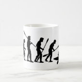 漕ぎます進化(カヤック)を コーヒーマグカップ (中央)