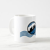 漕ぎ手のマグ コーヒーマグカップ (正面左)